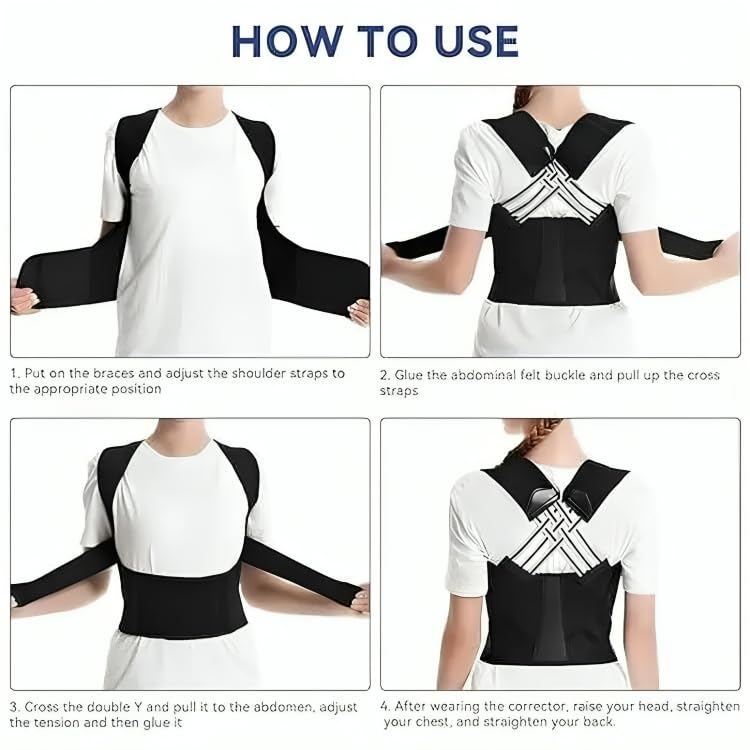 Adjustable Back Posture Corrector || SlimVelli™