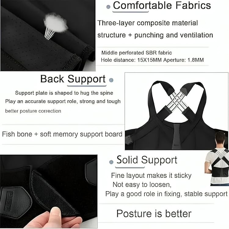 Adjustable Back Posture Corrector || SlimVelli™