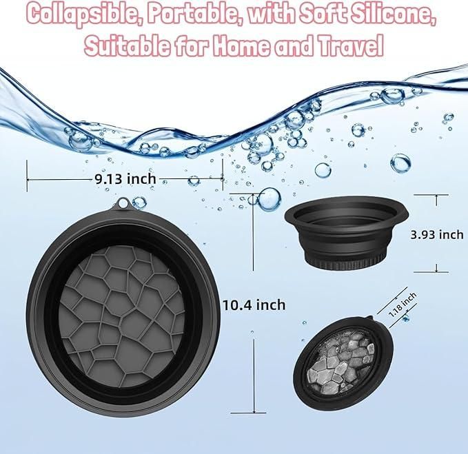 Foldable Silicone Bowl With A Built-In Ice Tray || SlimVelli™